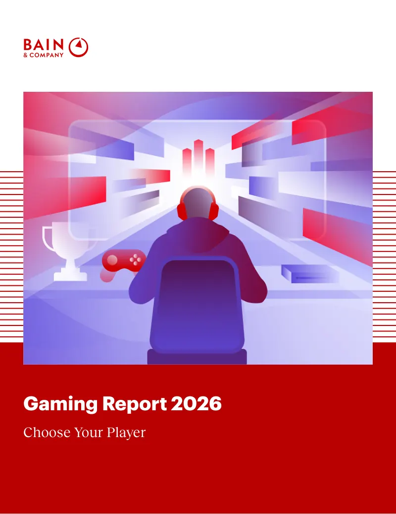 تقرير ألعاب الفيديو 2026 من Bain & Company