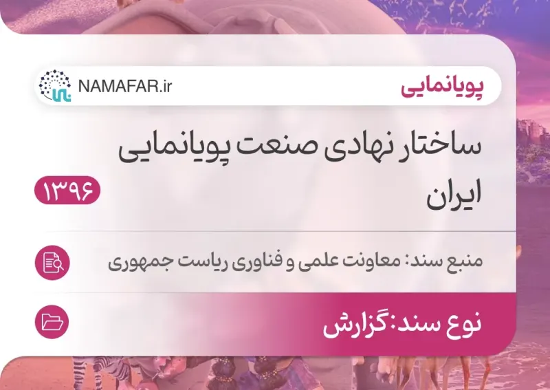 Institutional structure of Iran's animation industry