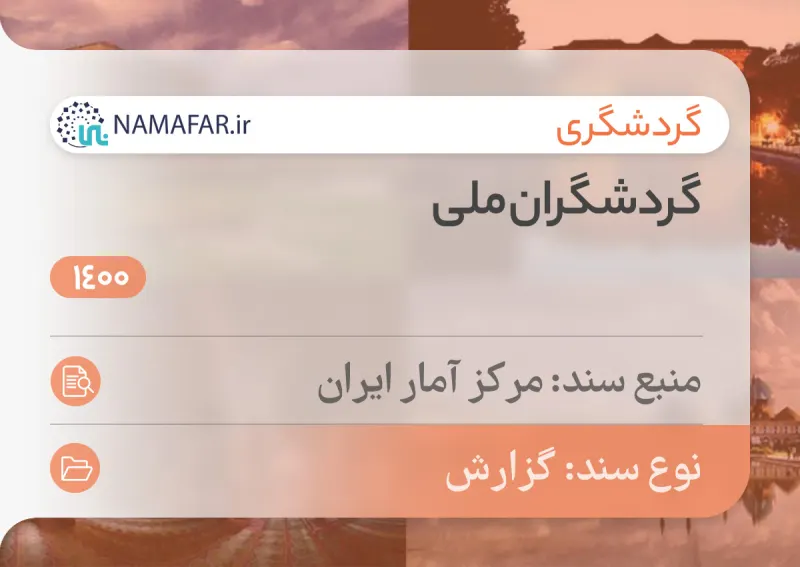 السياح الوطنيون في إيران 1400 هـ.ش (2021/22)