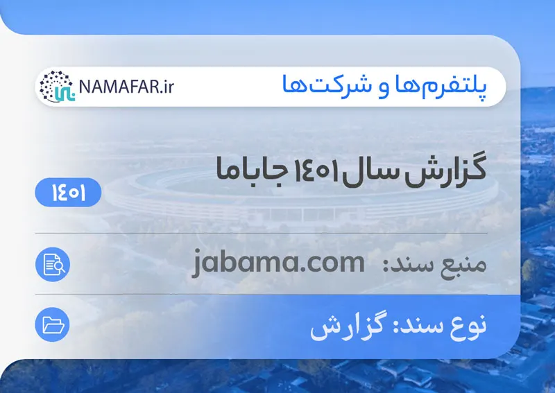 Jabama annual report, 1401 (2022/23)