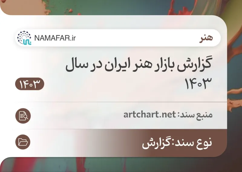 Iran art market report